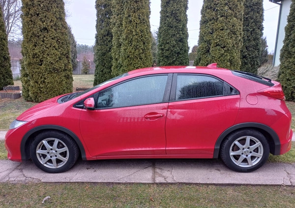 Honda Civic cena 25500 przebieg: 198000, rok produkcji 2013 z Mława małe 667